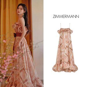 zimmermann   Runway Illuminate Flounce Gown